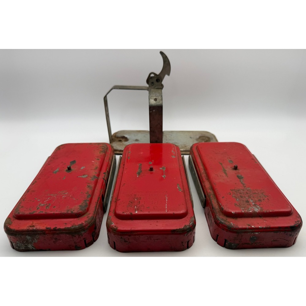 Vintage Anthes Force Oiler Co Type FF Emergency Road Flares Trilite No 300 Set